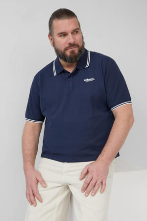 regular polo donkerblauw