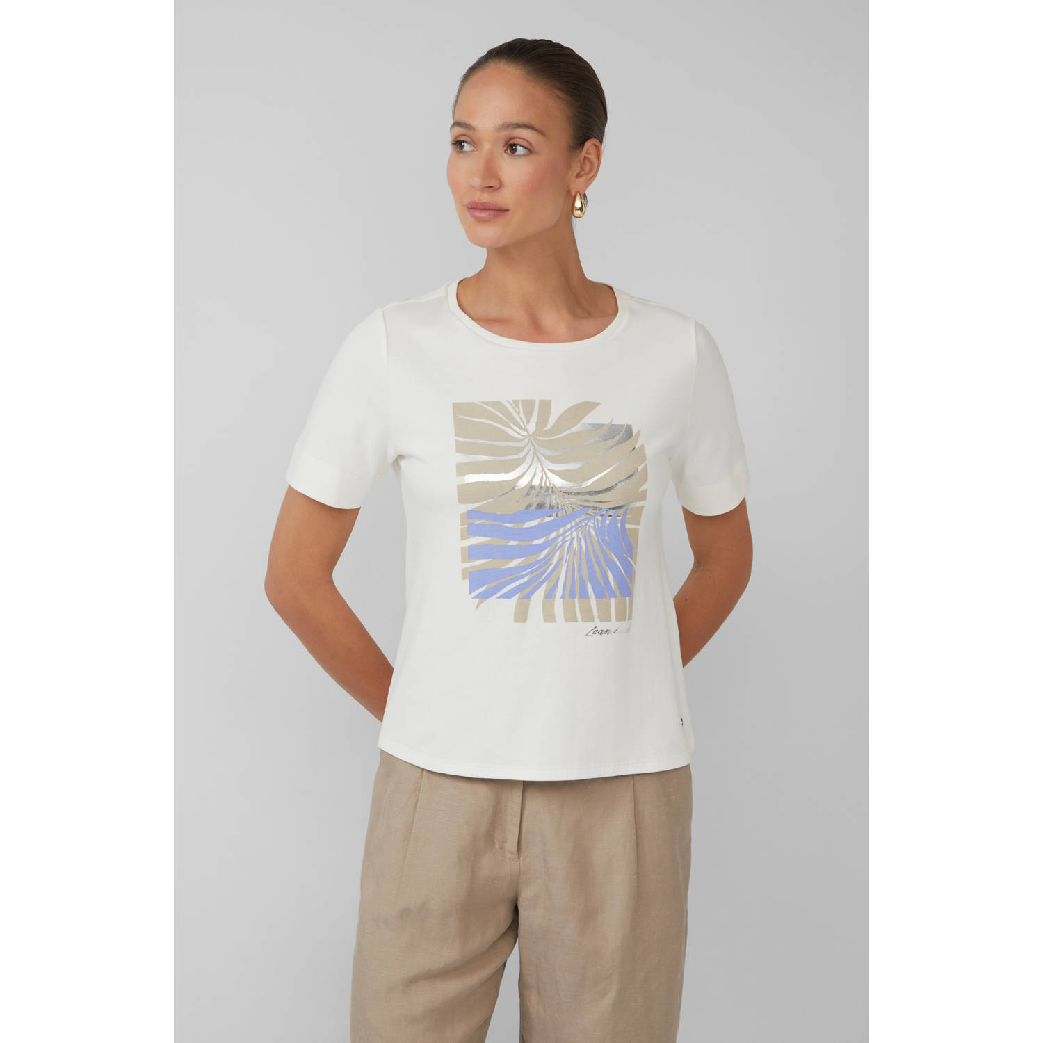 S.Oliver BLACK LABEL T-shirt ecru
