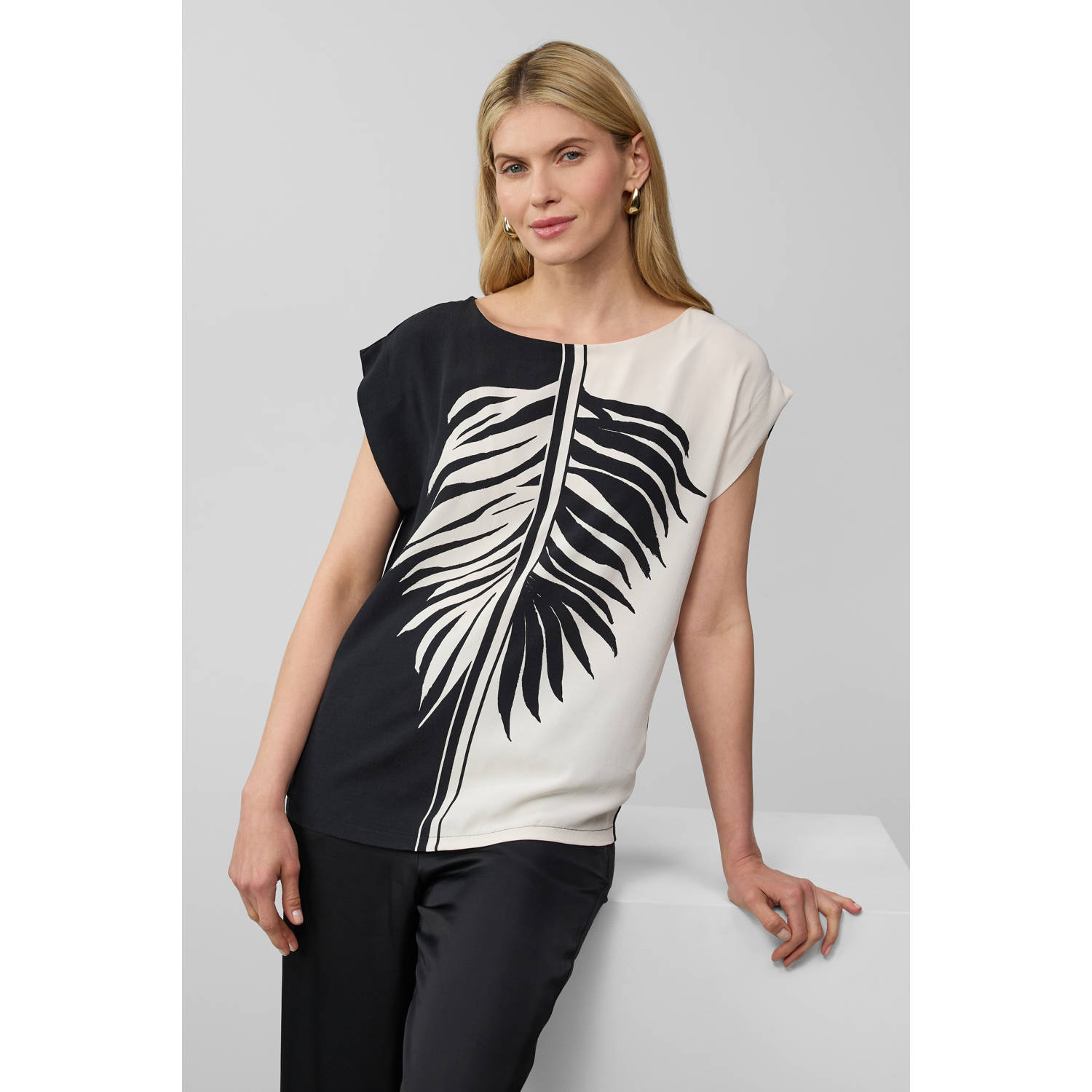 s.Oliver BLACK LABEL top zwart