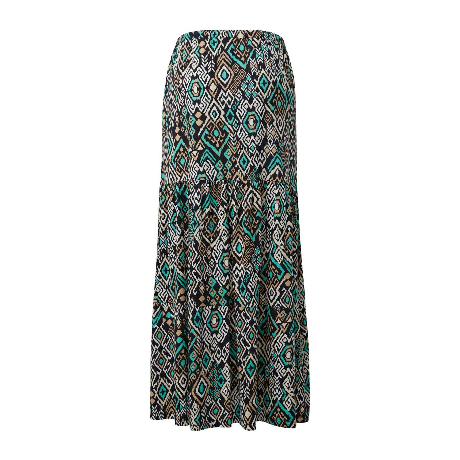 s.Oliver midi rok zwart