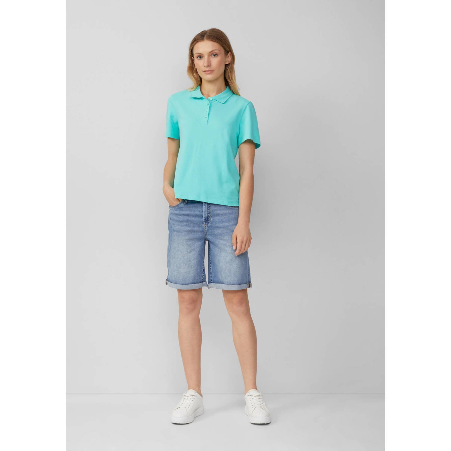s.Oliver polo turquoise