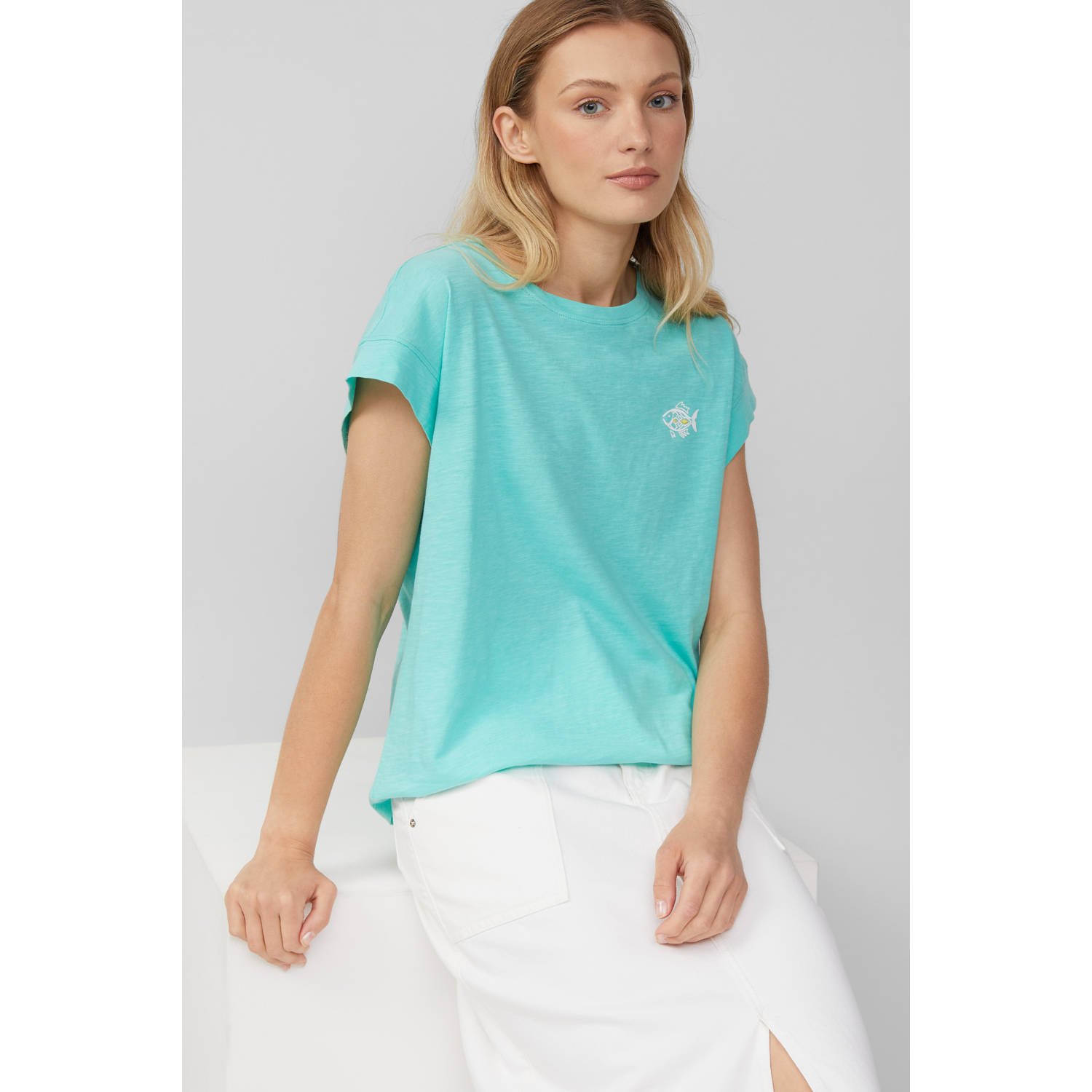 s.Oliver top turquoise