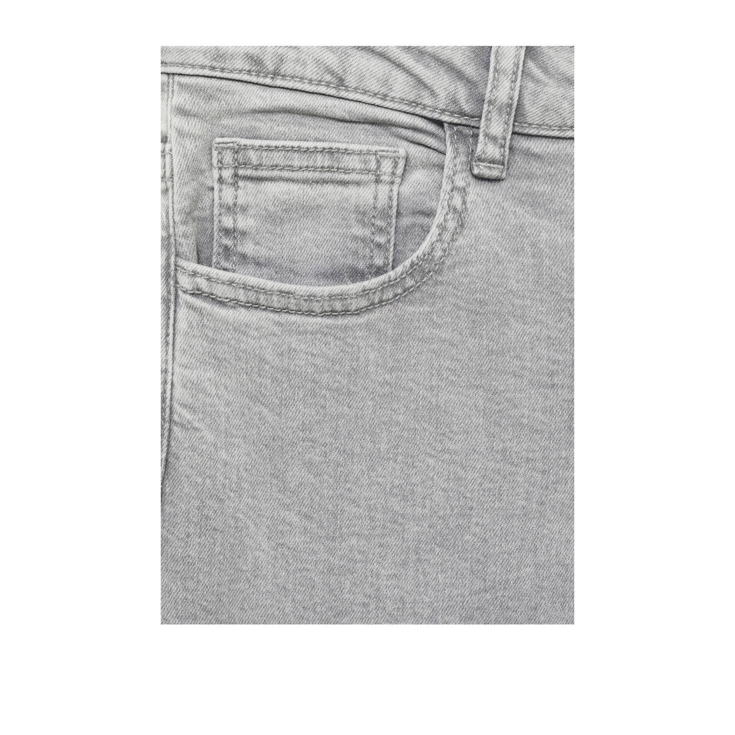 MANGO TEEN low waist wide leg jeans grey denim