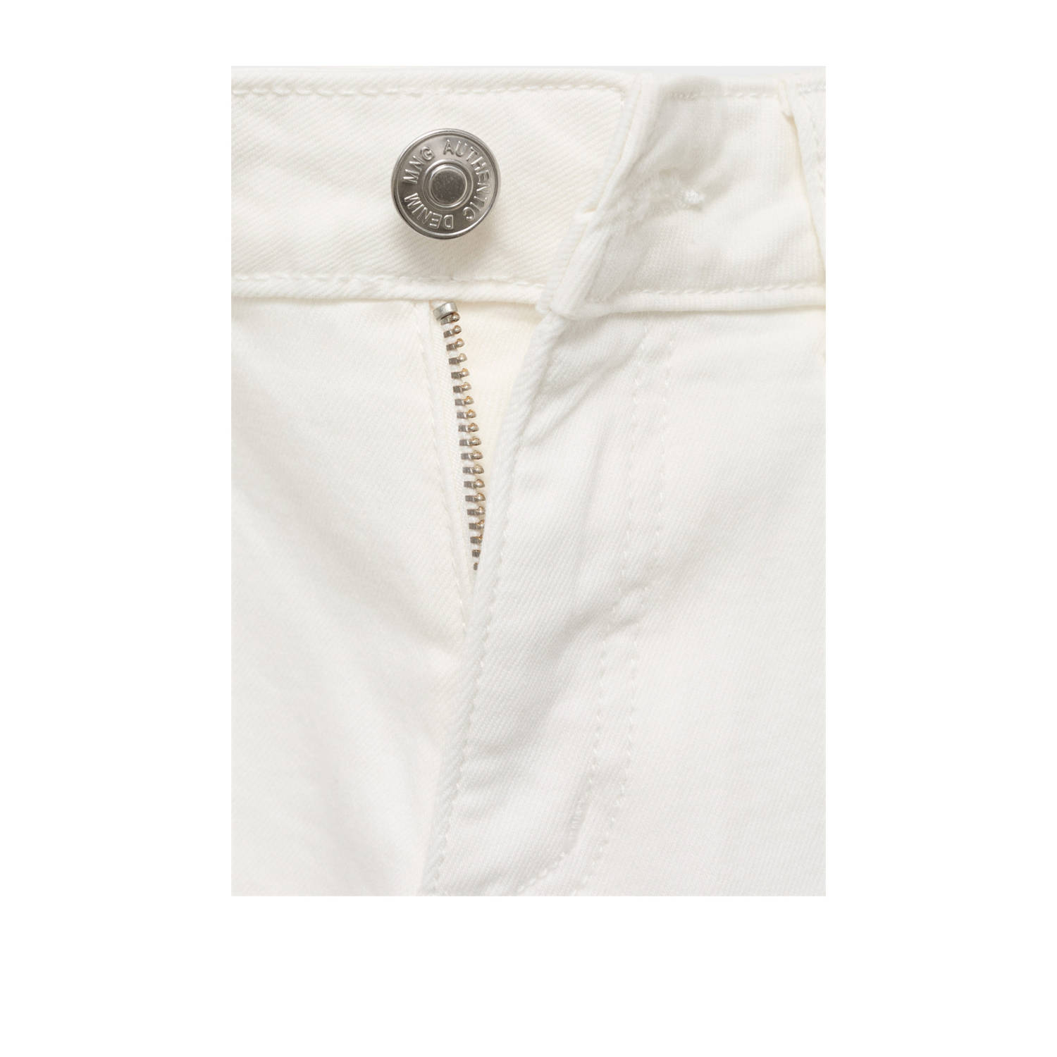 MANGO TEEN straight leg jeans wit