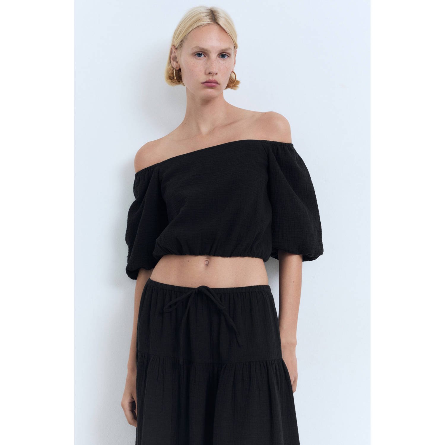Mango top zwart
