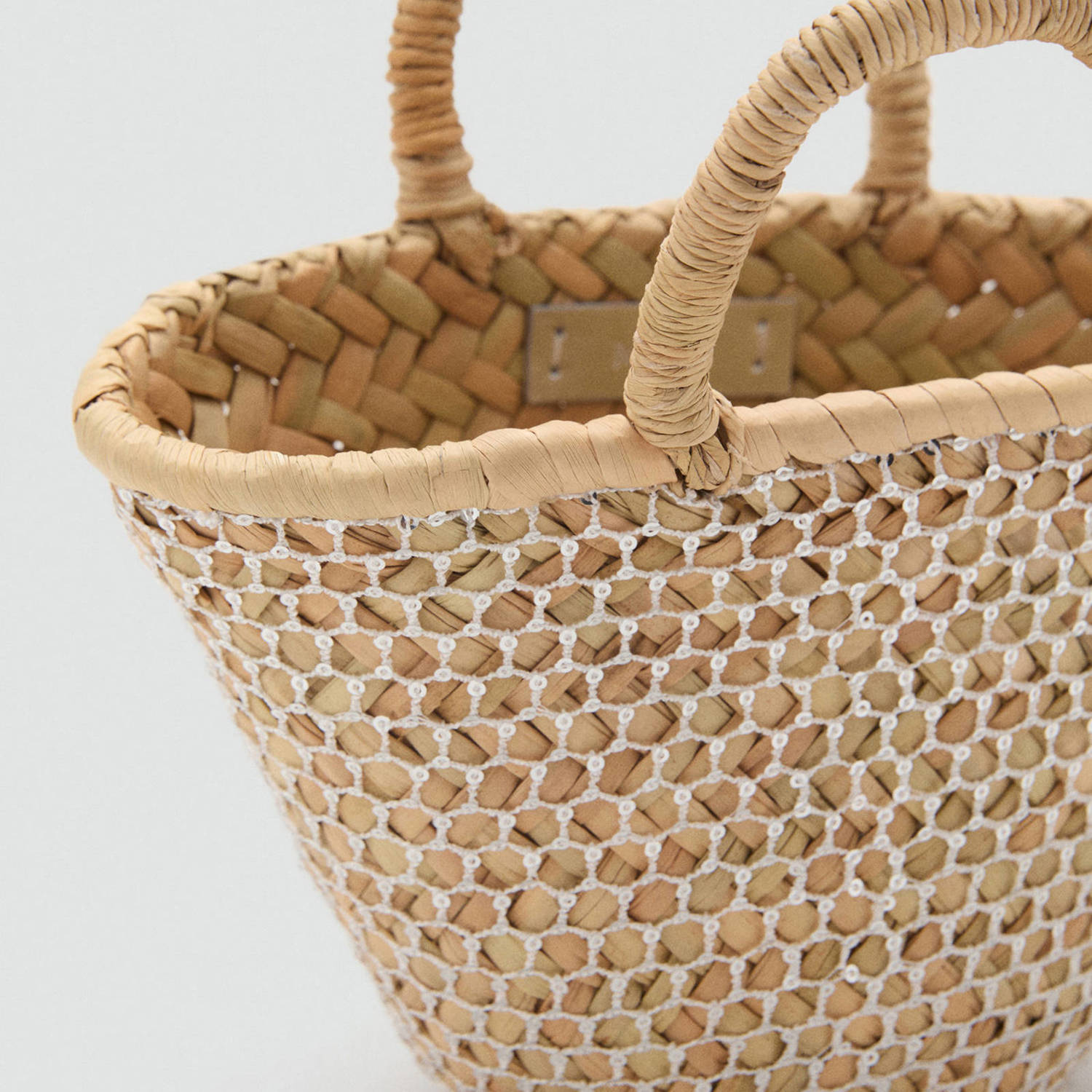 Mango mini shopper naturel