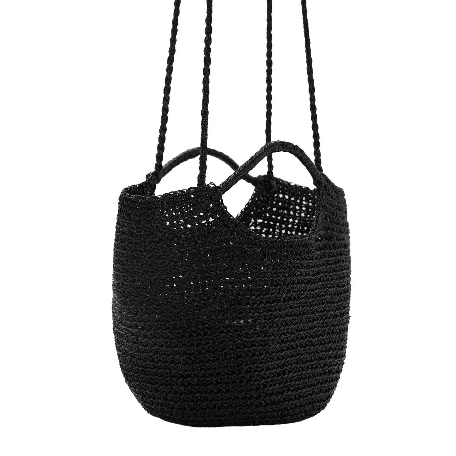 Mango mini handtas zwart