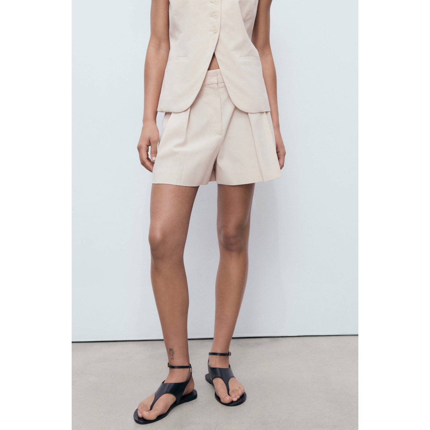Mango straight beige