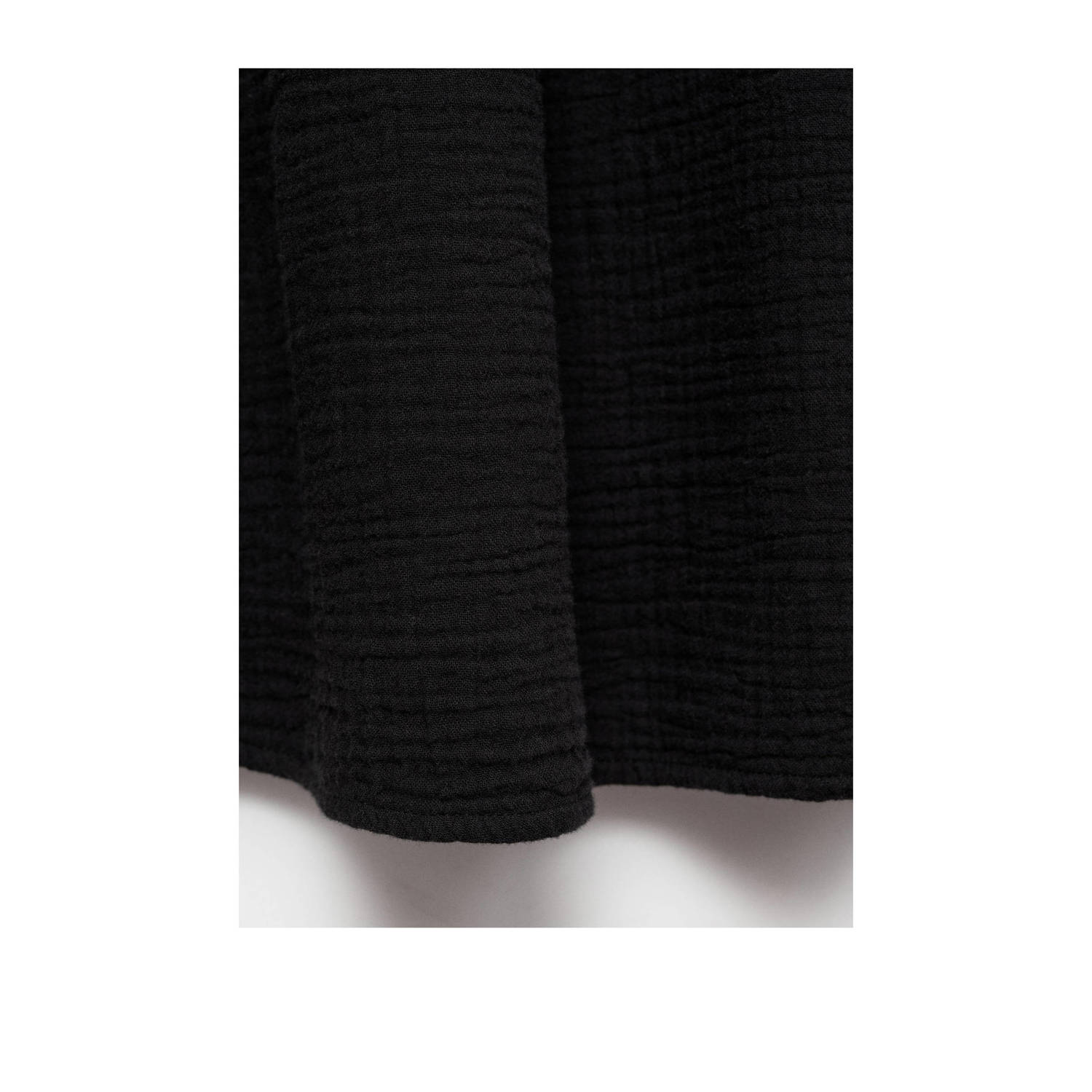 Mango midi rok zwart
