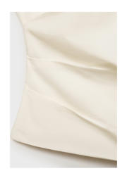 thumbnail: Mango one shoulder top ecru