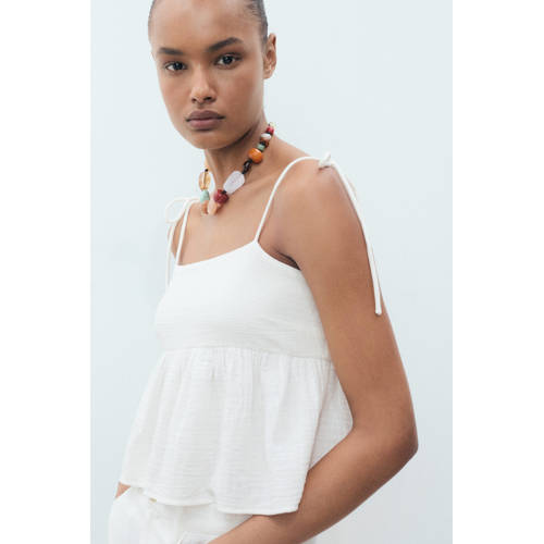 Mango top wit afbeelding