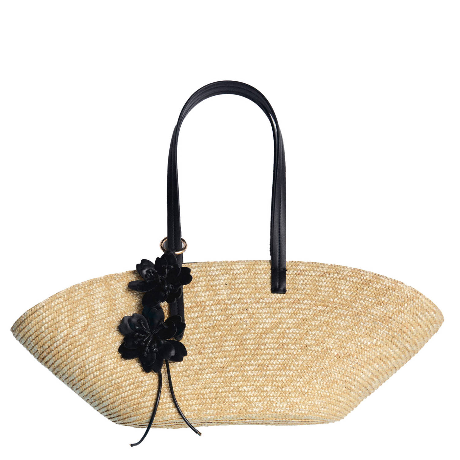 Mango schoudertas beige