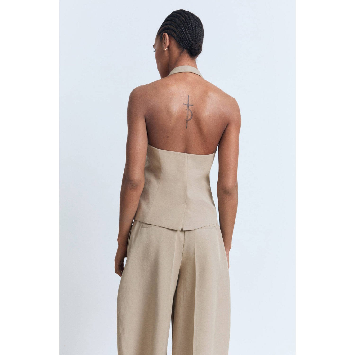 Mango gilet beige