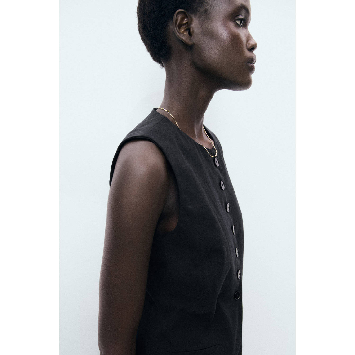 Mango gilet zwart