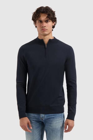 gebreide trui donkerblauw