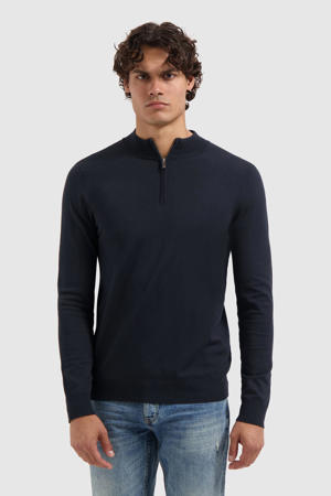 gebreide trui donkerblauw