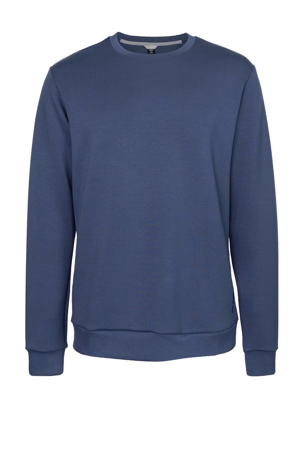 Blauwe heren The Indian Maharadja sportsweater Soft Supreme van polyester met lange mouwen en ronde hals