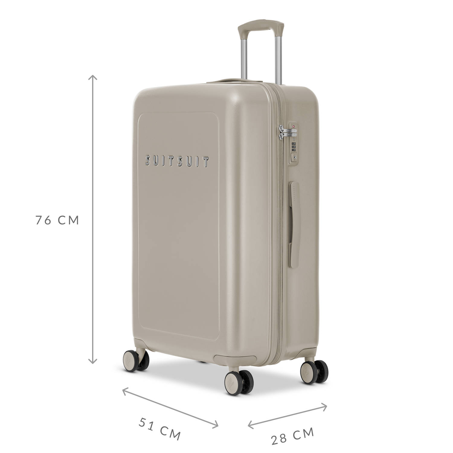 SUITSUIT trolley Natura 76 cm. Bleached Sand