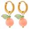 Label Kiki gold plated oorbellen Aperol Spritz