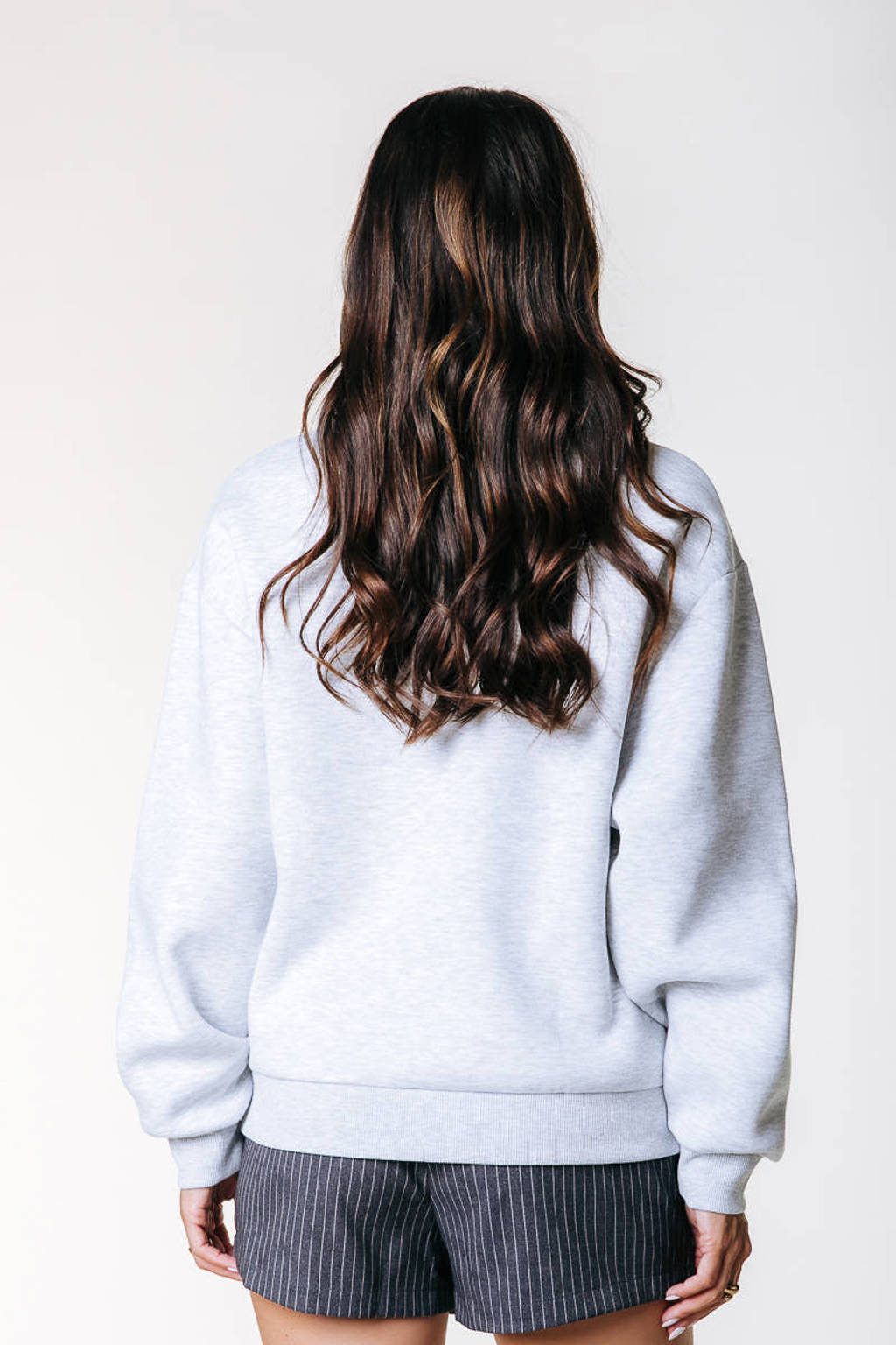 Colourful Rebel sweater lichtgrijs wehkamp