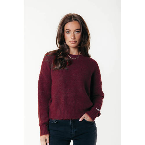 Colourful Rebel pullover donkerrood afbeelding