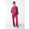 Colourful Rebel wide leg regular waist broek donkerrood