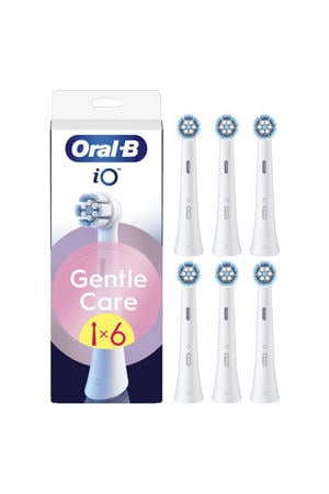 Gentle Care opzetborstels - wit - 6 stuks