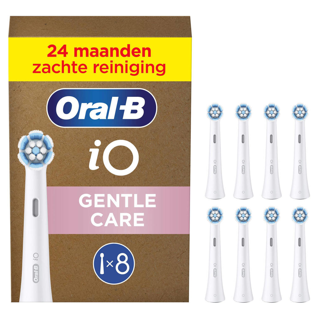 Oral-B iO Gentle Care opzetborstels - wit - 8 stuks