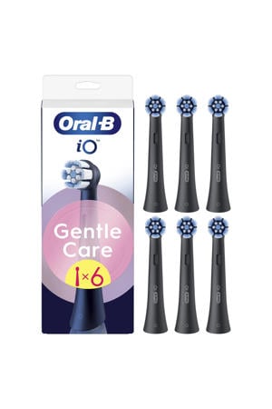 Gentle Care opzetborstels - zwart - 6 stuks