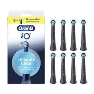 Ultimate Clean opzetborstels - zwart - 8 stuks