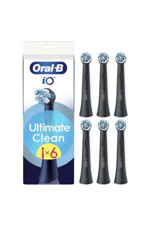 Ultimate Clean opzetborstels - zwart - 6 stuks