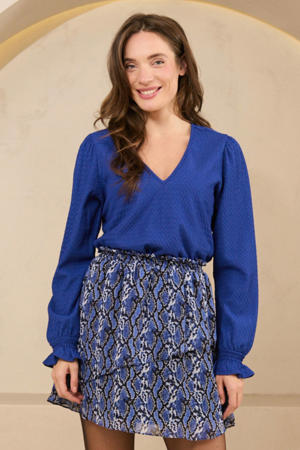 top blauw