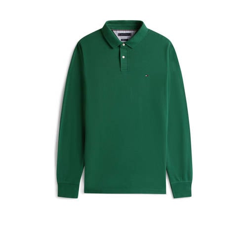 Tommy Hilfiger Big & Tall regular polo donkergroen afbeelding