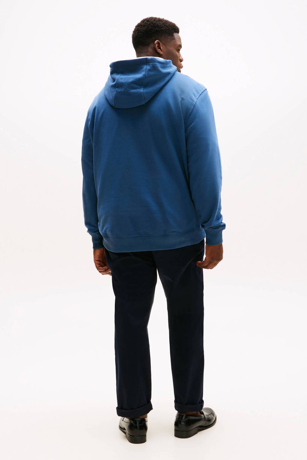 Tommy Hilfiger Big Tall hoodie Plus Size lichtblauw wehkamp