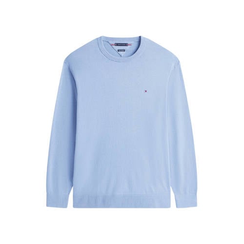 Tommy Hilfiger Big & Tall trui fijn gebreid Plus Size lichtblauw afbeelding