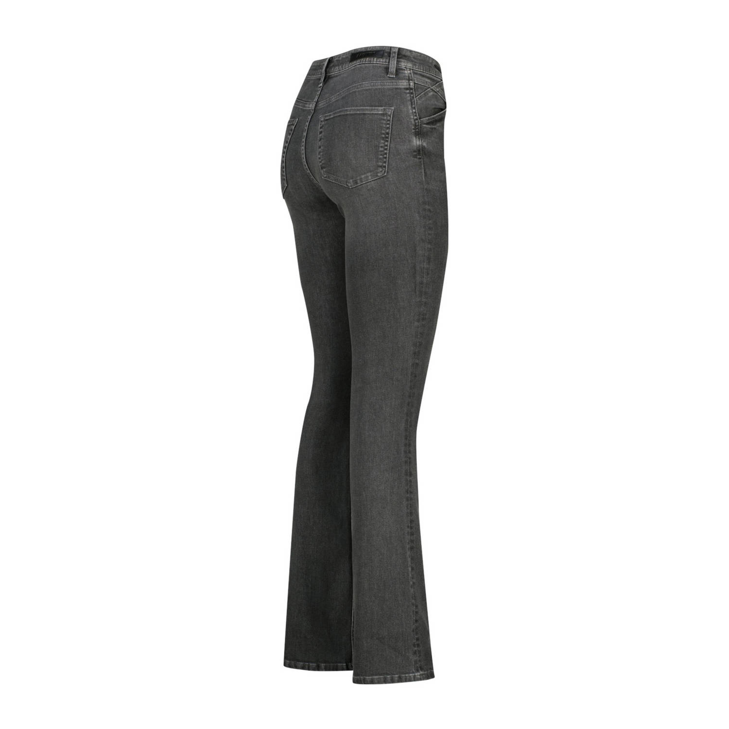 Raizzed high waist flared jeans grey denim