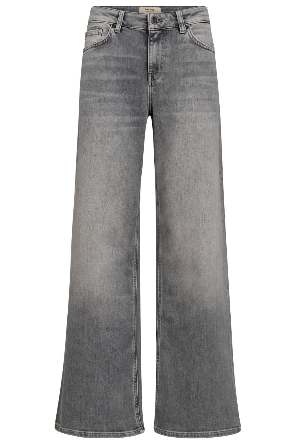 Mos Mosh wide leg jeans grey denim