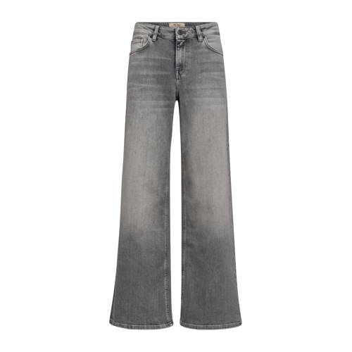 Mos Mosh wide leg jeans grey denim afbeelding