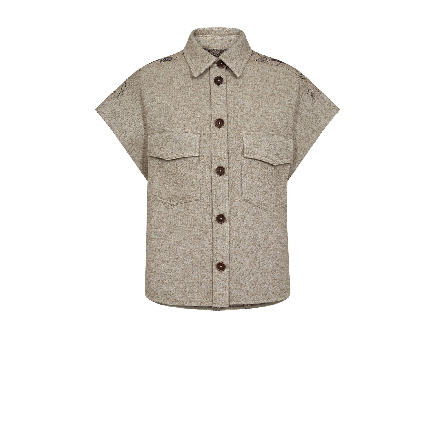 Mos Mosh blouse lichtbruin