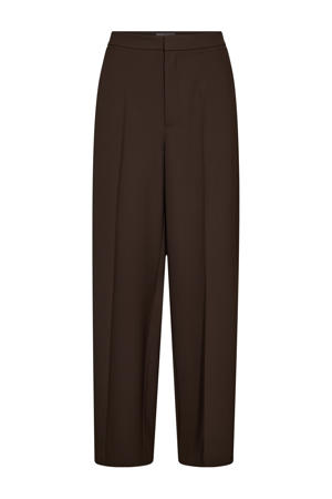 straight high waist pantalon