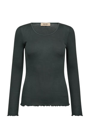 wollen longsleeve grijs