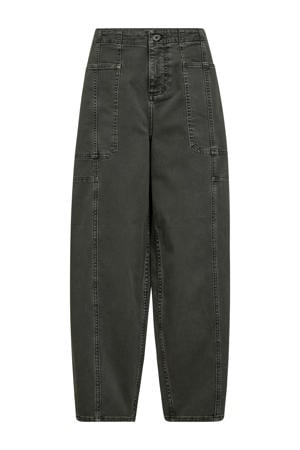 barrel jeans grey denim