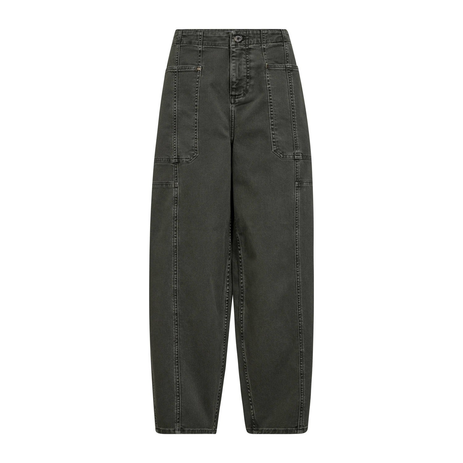 MOS MOSH Dames Jeans Mmrosy Melo Pant Groen
