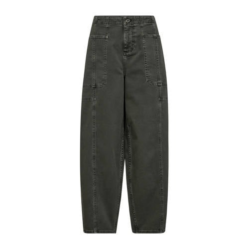 Mos Mosh barrel jeans grey denim afbeelding