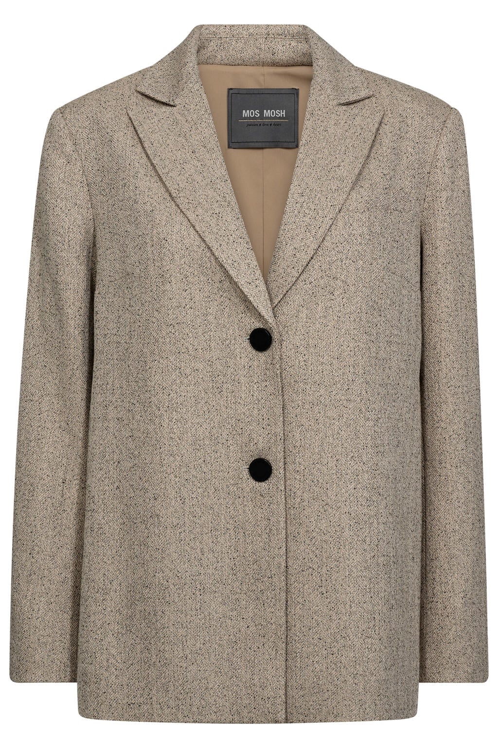 Mos Mosh bouclé regular blazer beige
