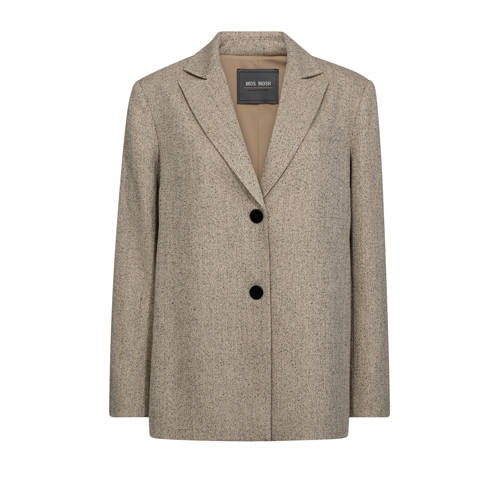 Mos Mosh bouclé regular blazer beige afbeelding
