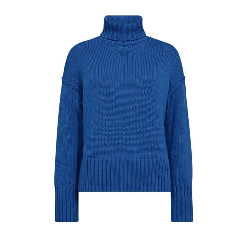 Mos Mosh coltrui blauw fijn gebreid afbeelding