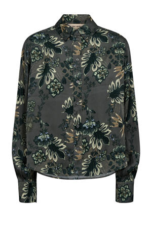 blouse grijsgroen