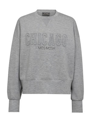sweater grijs melange