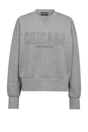 sweater grijs melange